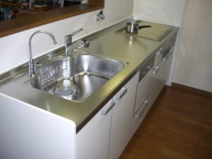 キッチン取替　IH　浄水器そのまま再利用②